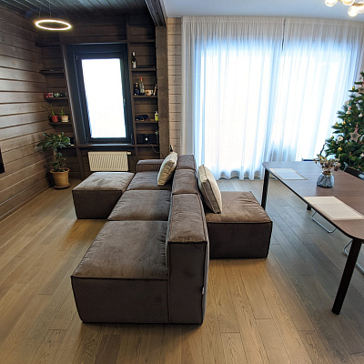 Модули для дивана: отзыв о качестве и совместимости. Фото в интерьере. 5 звезд.